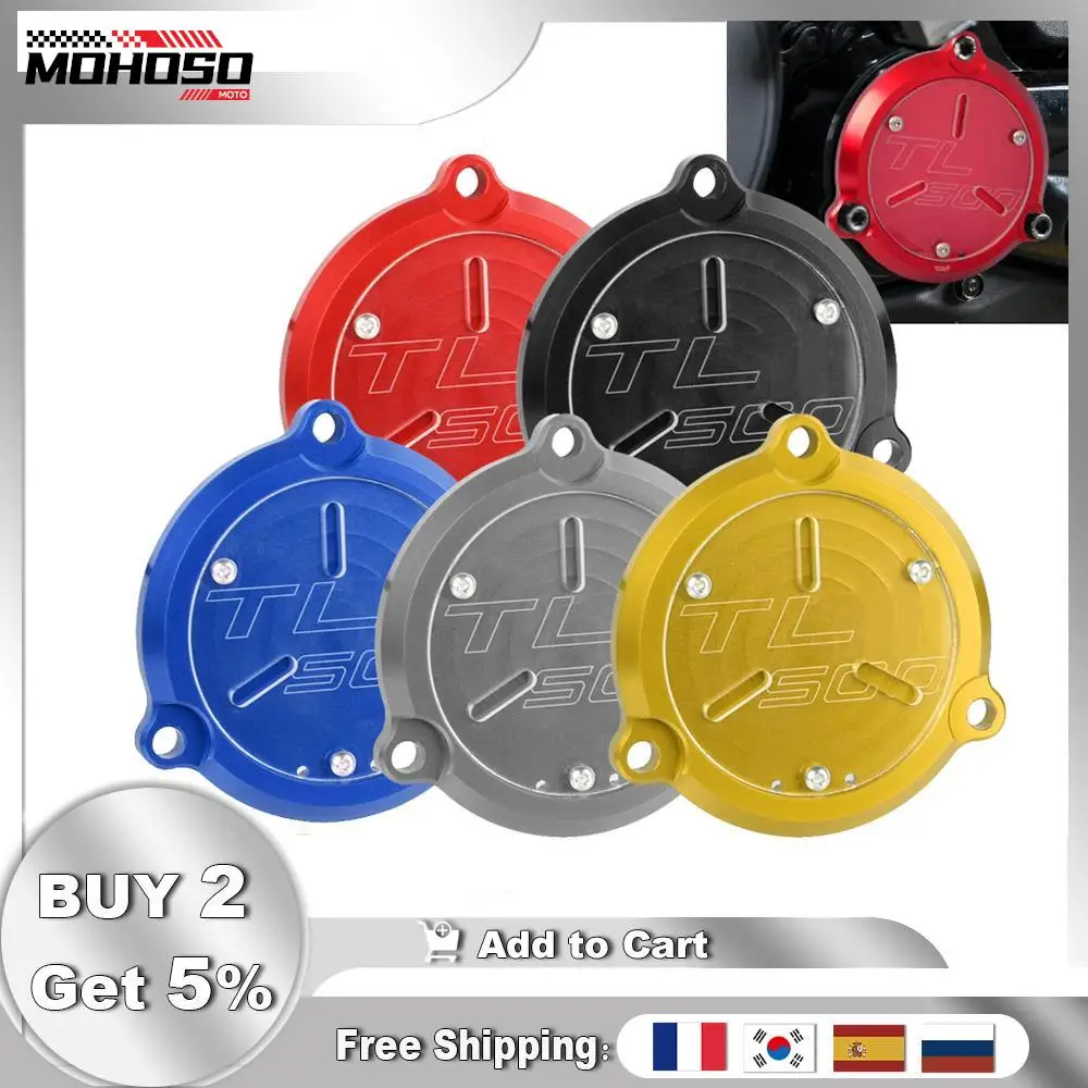 

For SYM MAXSYM TL 500 Motorcycle ALUMINIUM Front Sprocket Cover Frame Hole Drive Shaft Guard Protector MAXSYM TL 500 2020 2021