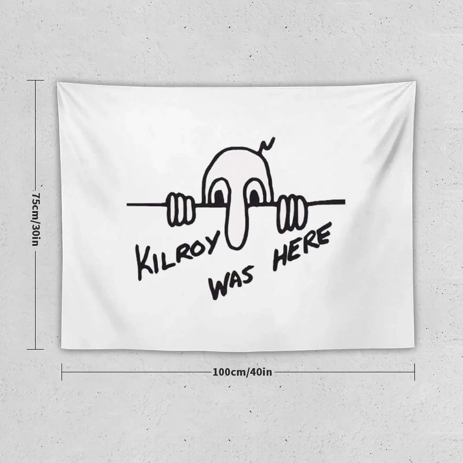 Гобелен kilroy was here скандинавский домашний декор эстетические Декорации для комнат