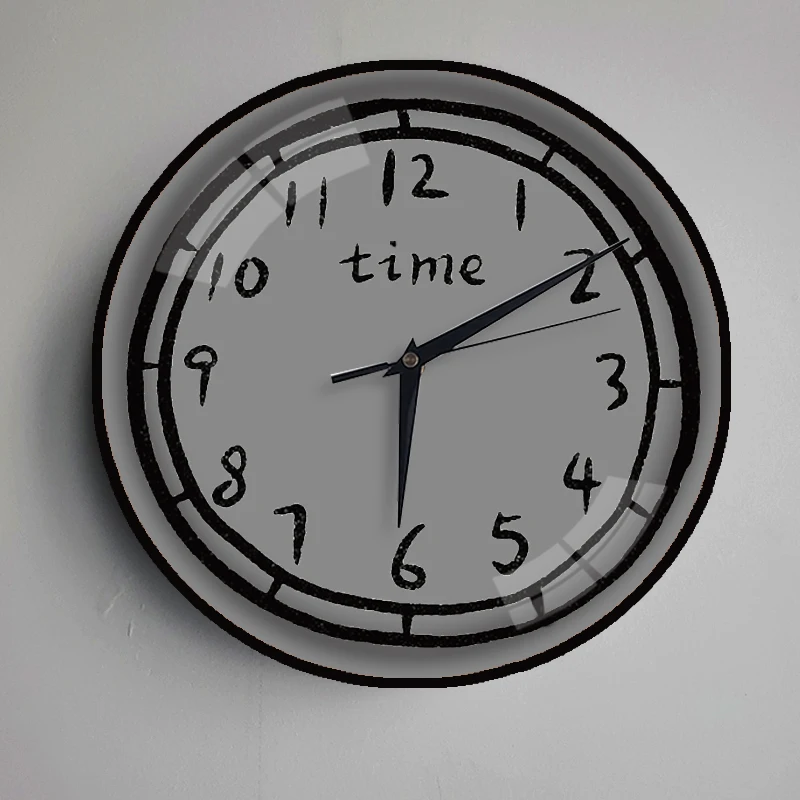 

Modern Anime Silent Watch Wall Digital Kids Bedroom Nordic Child Watch Wall Unique Home Design Wand Decoratie Wall Clocks