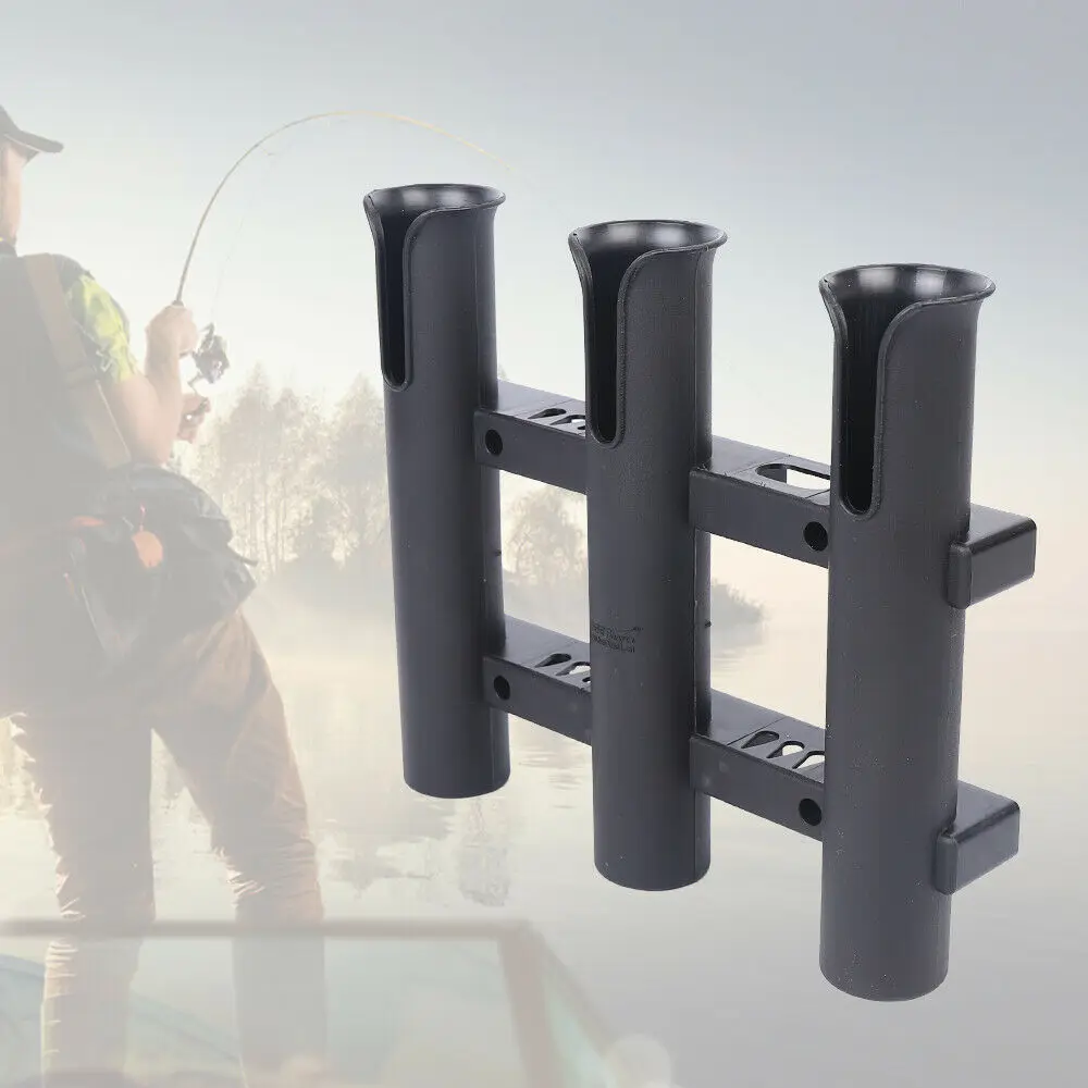 

Adjustable Fishing Rod Rest Holder, Pole Rack, Boat, Kayak Bracket, 3 Tube