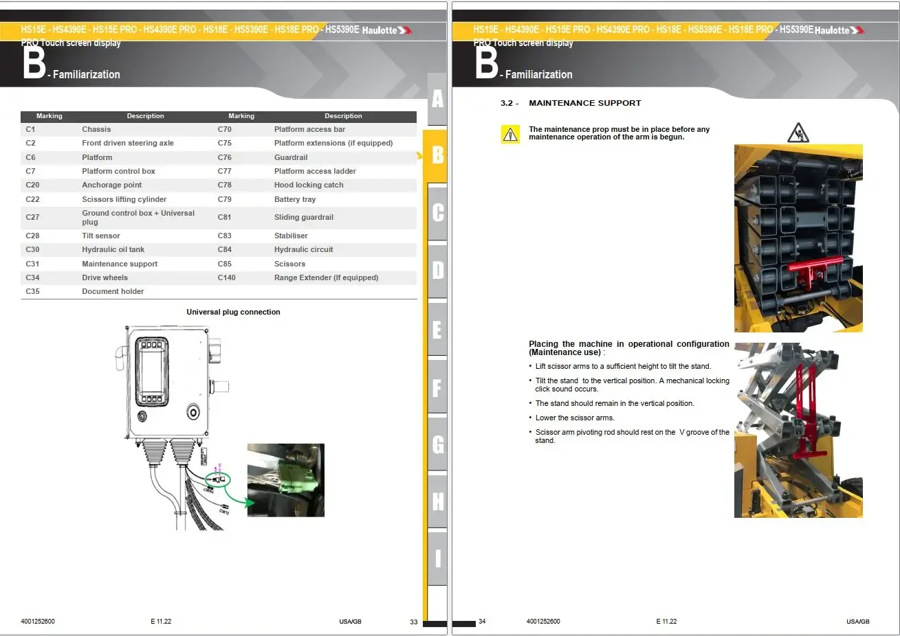 Haulotte 7 03 ГБ PDF руководства по ремонту и техническому обслуживанию нового