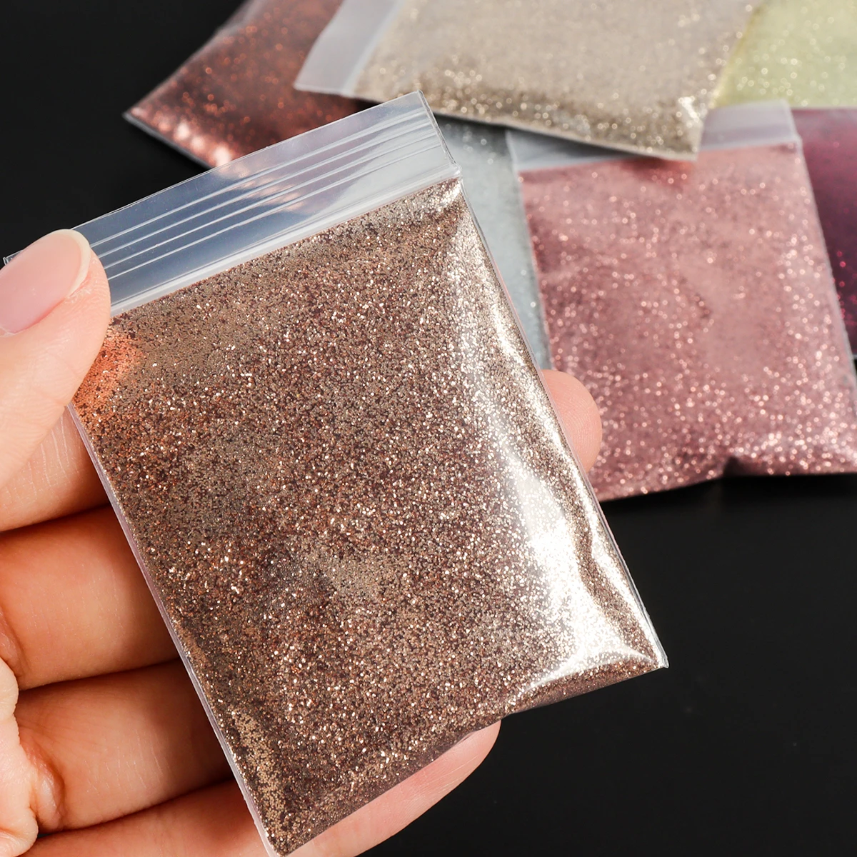 Блестящий порошок для ногтей 9 пакетов 10 г