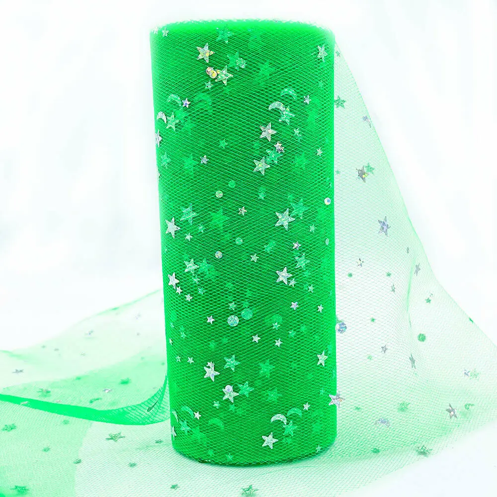 

Блестящий тюль Silver Star Moon 10 ярдов