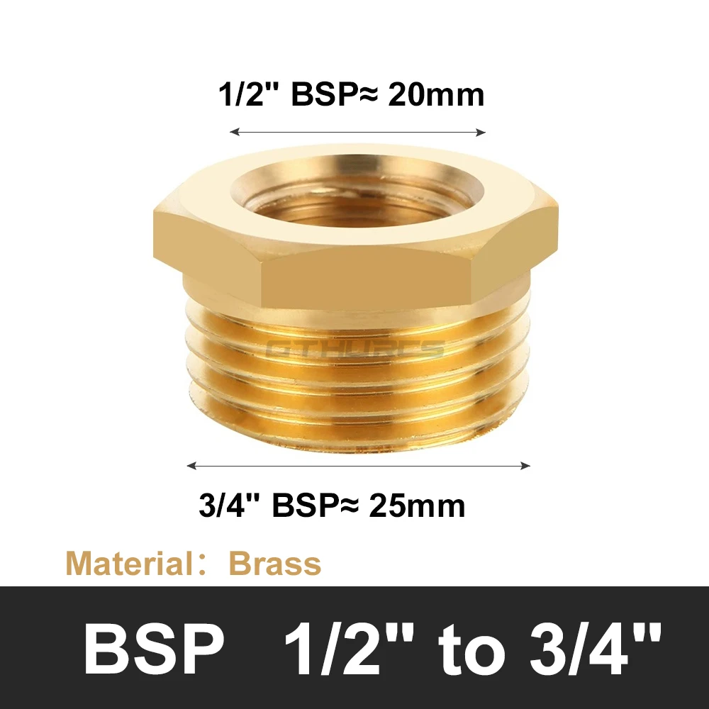 

Латунные переходники BSP 1/8", 1/4", 3/8", 1/2", 3/4", 1"