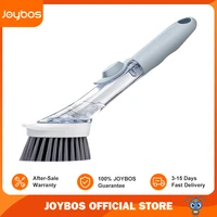 joybos brush pot kitchen long handle cleaning brush remove oil household does not hurt the pot and hand sponge wash dishes kkr10