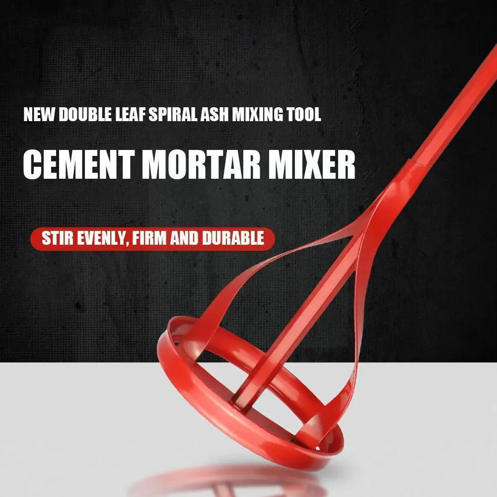 

Hexagonal Shaft Plaster Paint Mixer Red Mixing Rod Shovel For Electric Drill Construction Plastering Mortar Tool Accessorie B7h1