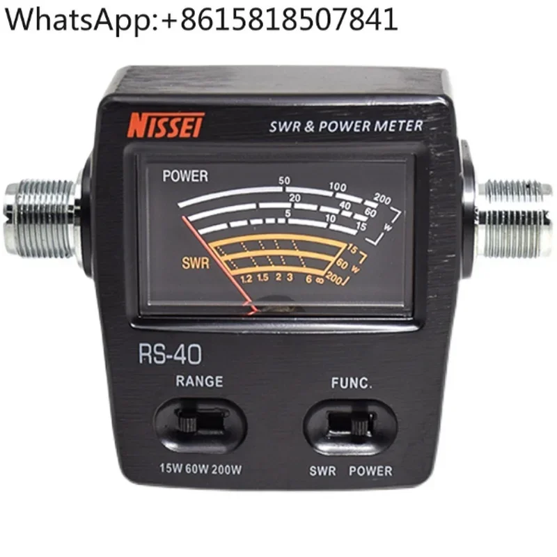 Фото RS-40 КСВ Измеритель стоячей волны Измеритель мощности RS40 200 Вт Высокомощный УФ двухступенчатый №5