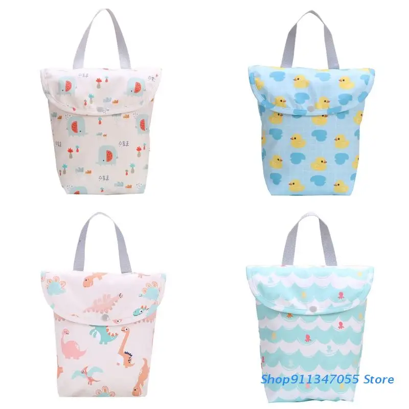

Baby Diaper Bag with Handle Waterproof Reusable Large Capacity Mommy Organizer