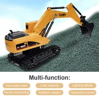 mini remote control bulldozer alloy plastic engineering car 124 rc cars and trucks dump truck crane electric excavator toys
