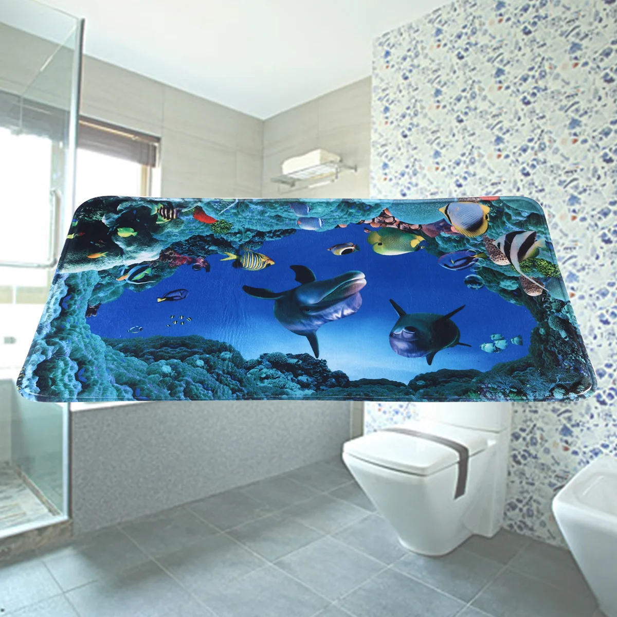 

3 Bucket Mat- Ocean Style Carpe Toilet Mat