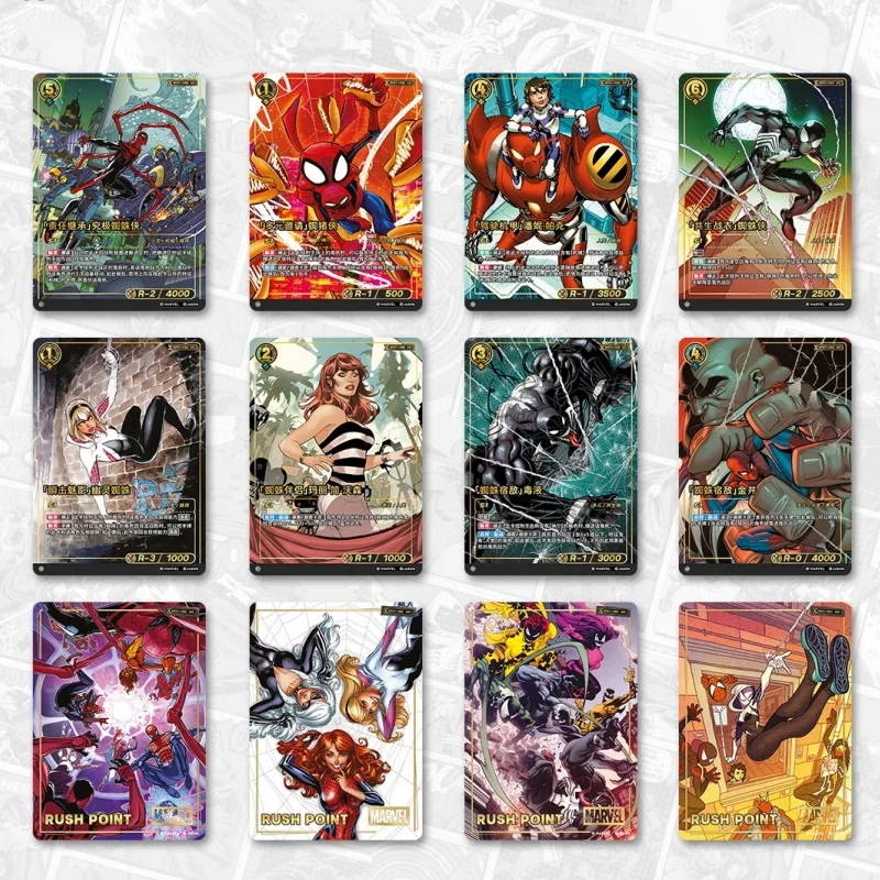 Оригинальная карточная игра CARD.FUN Marvel Spiderman, официально лицензированная, коллекционные боевые карты супергероев из серии «Мстители», SP01 (art.: 3920dd087c484) - 3920dd087c484