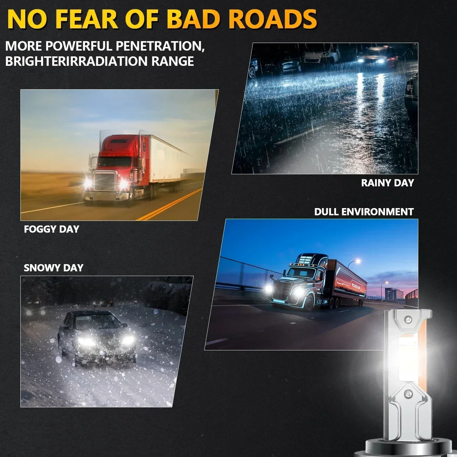 PANOVEHEL Canbus Автомобильная светодиодная фара H4 LED H7 H8 H9 H11 H1 9005 HB3 9006 HB4 Автоматическая