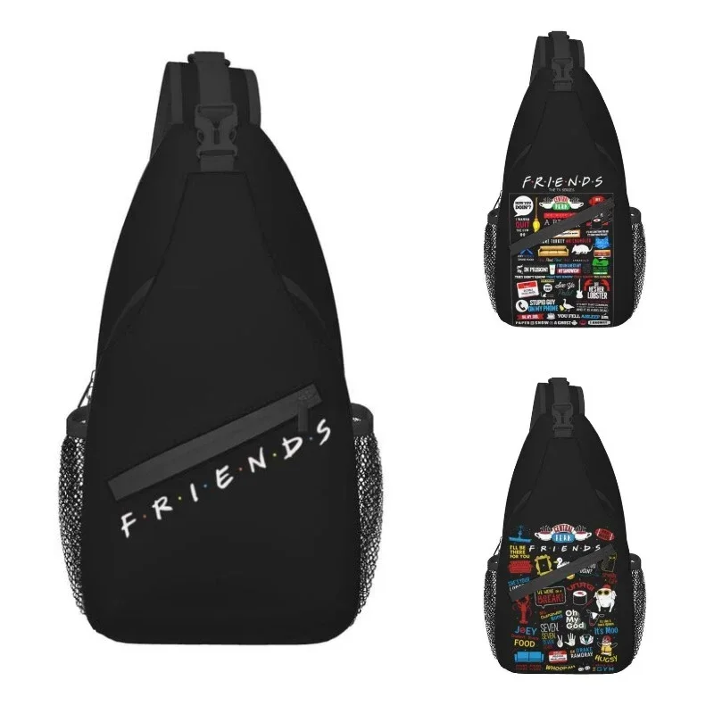 Индивидуальная сумка-слинг с забавной цитатой для друзей мужской крутой рюкзак