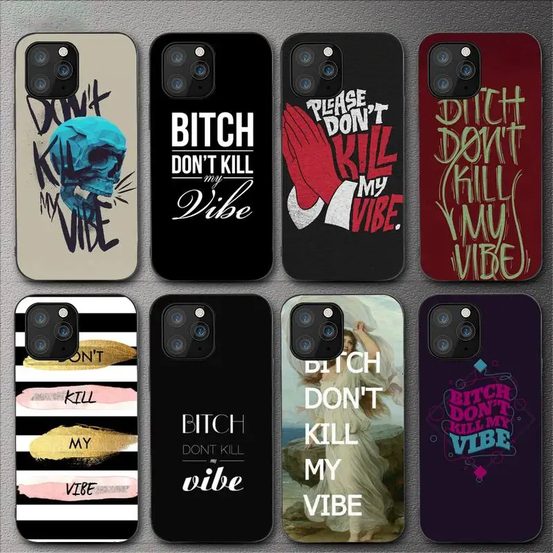 Пожалуйста, не убивайте Мой vibe чехол для телефона iPhone 11 12 Mini 13 14 Pro XS Max X 8 7 6s Plus 5 SE XR