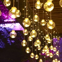 christmas lights romantic ball lamp fairy curtain string lights garland for party home new year wedding decoration party lights