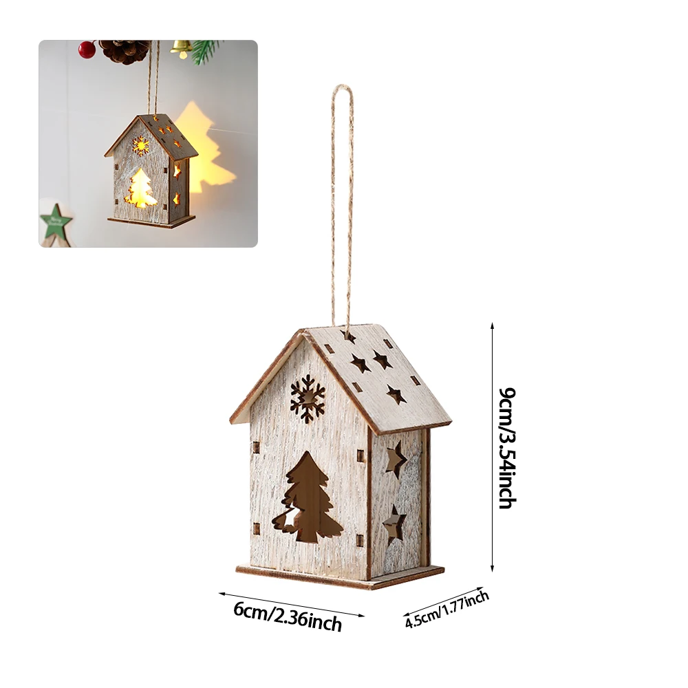 Деревянный светодиодный домик Partigos