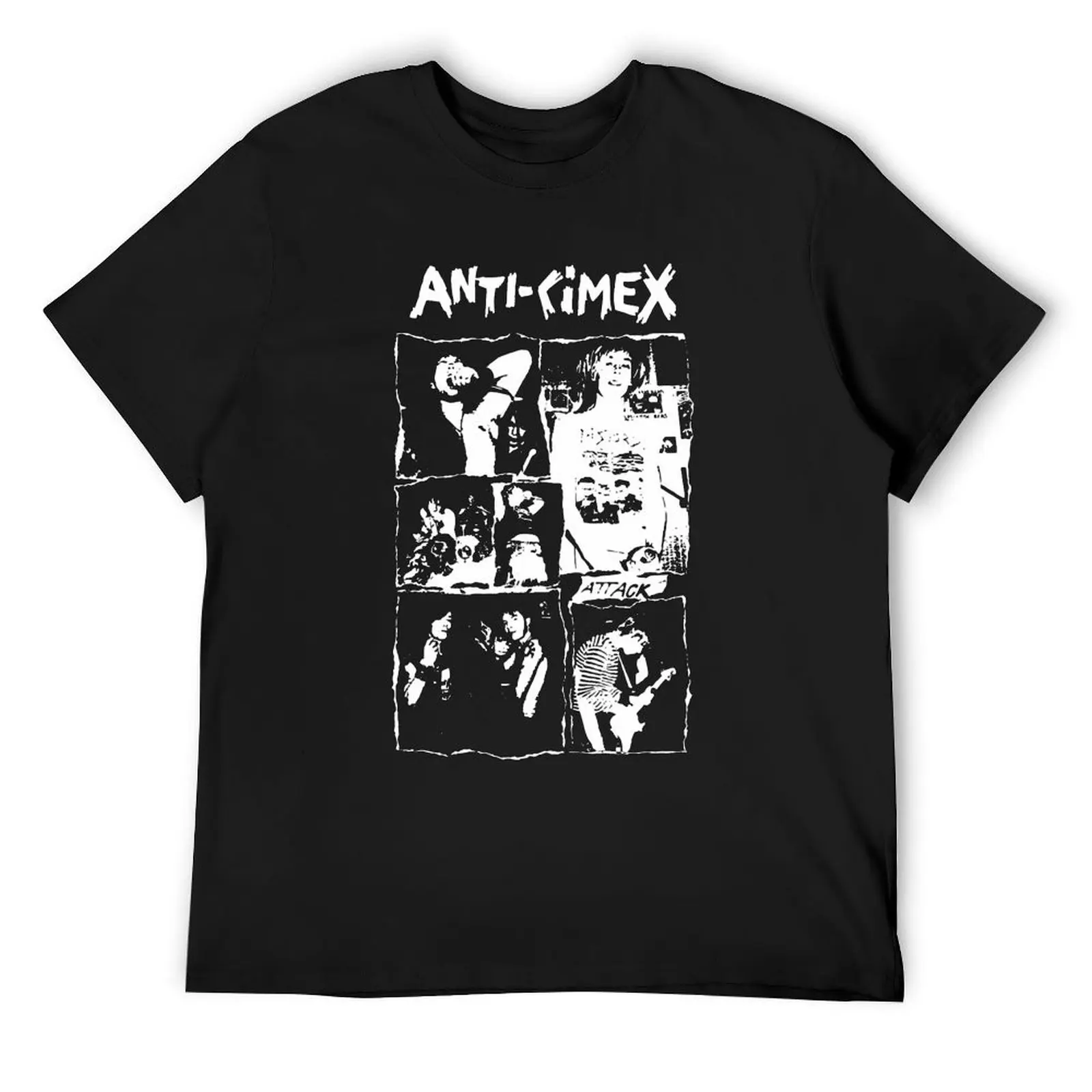 Футболка ANTI CIMEX BAND митные мешковатые рубашки футболки с рисунком в стиле аниме