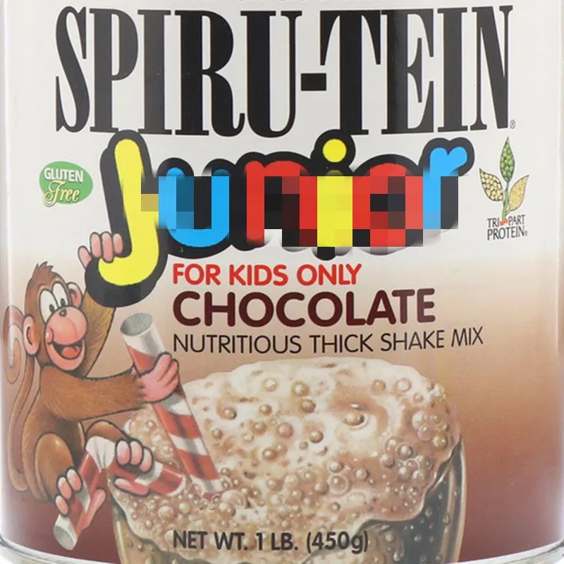 

Spiru-Tein Junior, Nutritious Thick Shake Mix, Chocolate, 1 lb (450 g)