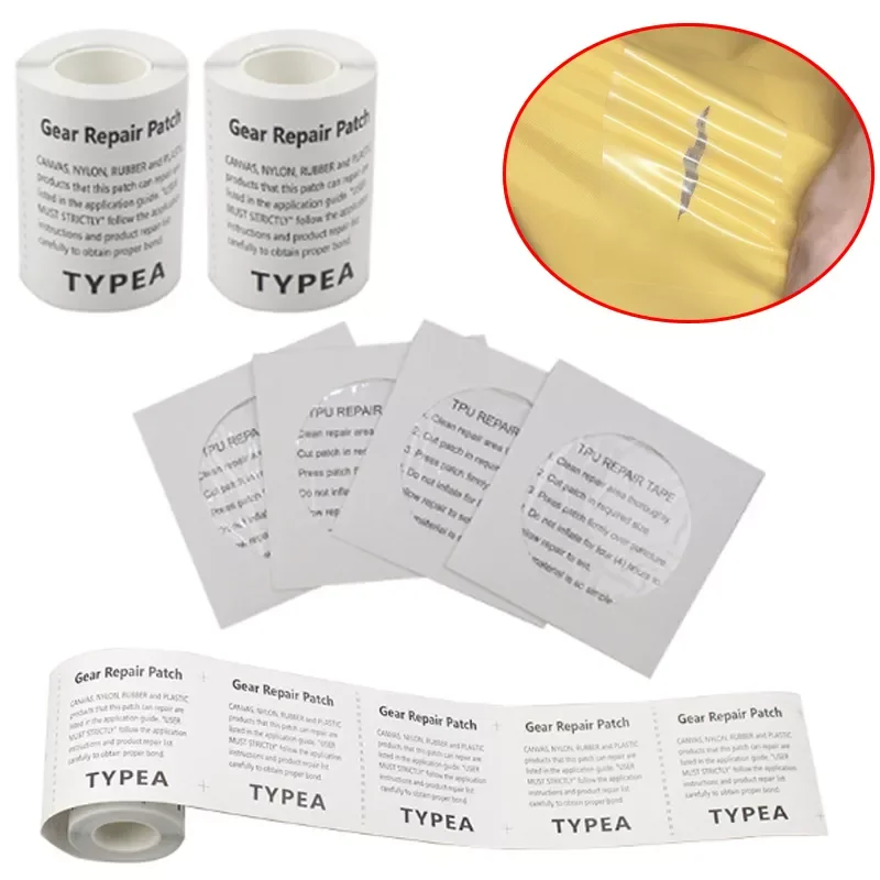 

Transparent Self Adhesive Nylon Sticker Cloth Patches Outdoor Tent Jacket Repair Tape Not easy to break Patch tool