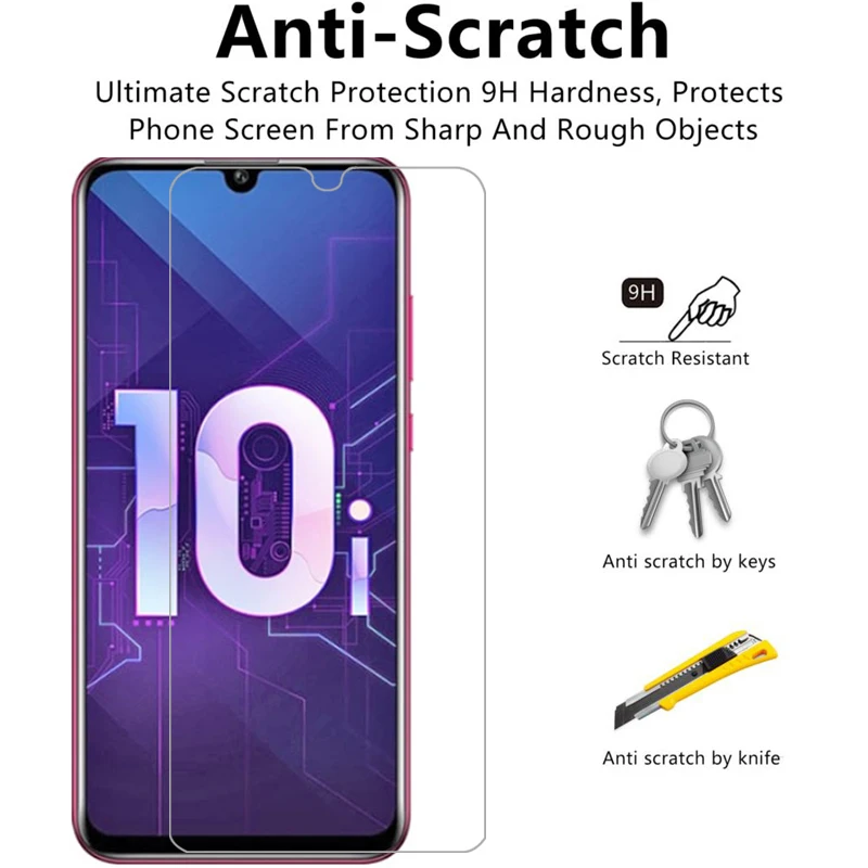 Закаленное стекло для honor 10i Защитное экрана protector на 10 i i10 Защитная пленка