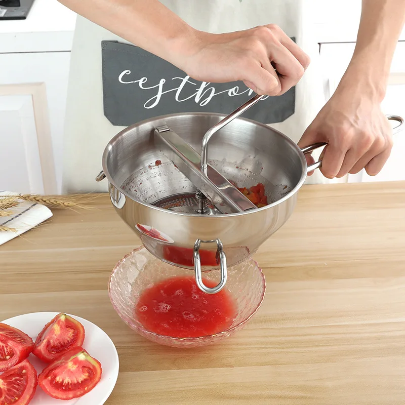 

Potato Masher Pumpkin Vegetable Puree Pressing Tool Stainless Steel Grinder Fruits Food Mashing Tools accesorios de cocina