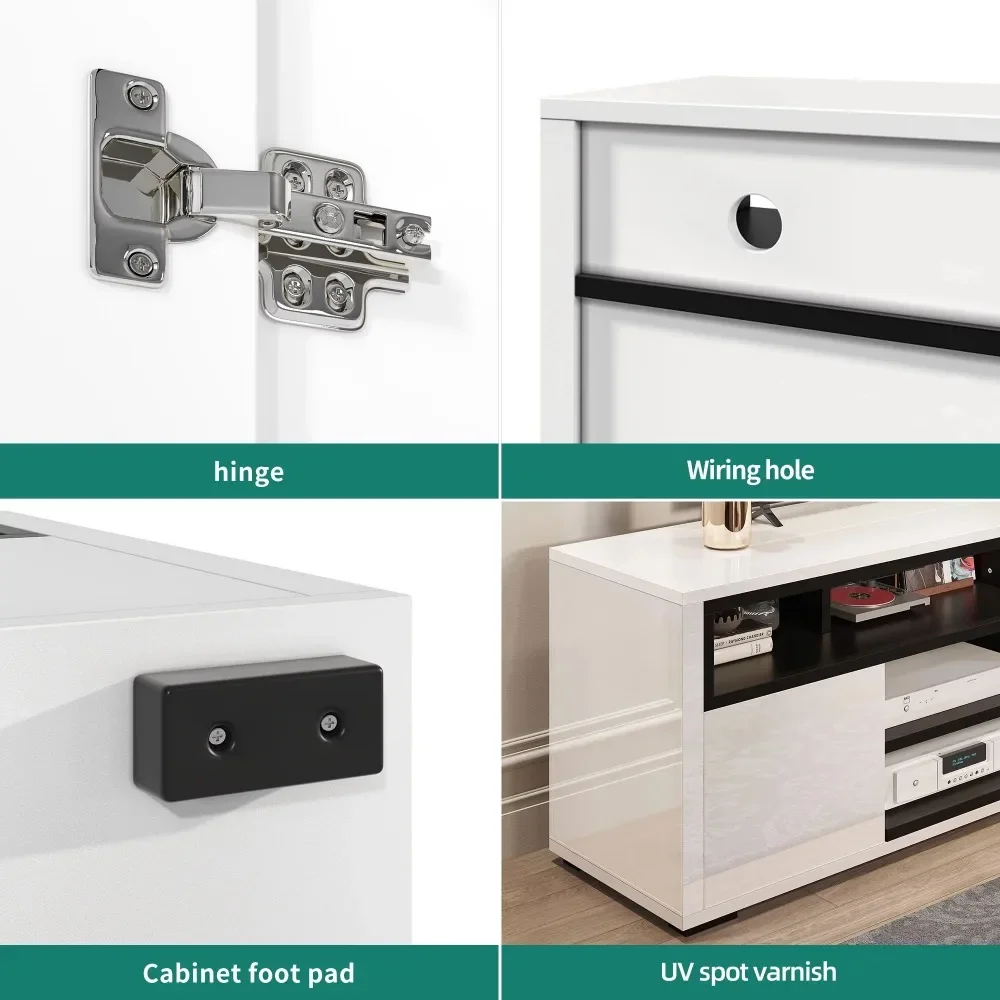 Поддержка TV с разными светильниками железная мебель современный Телевизор