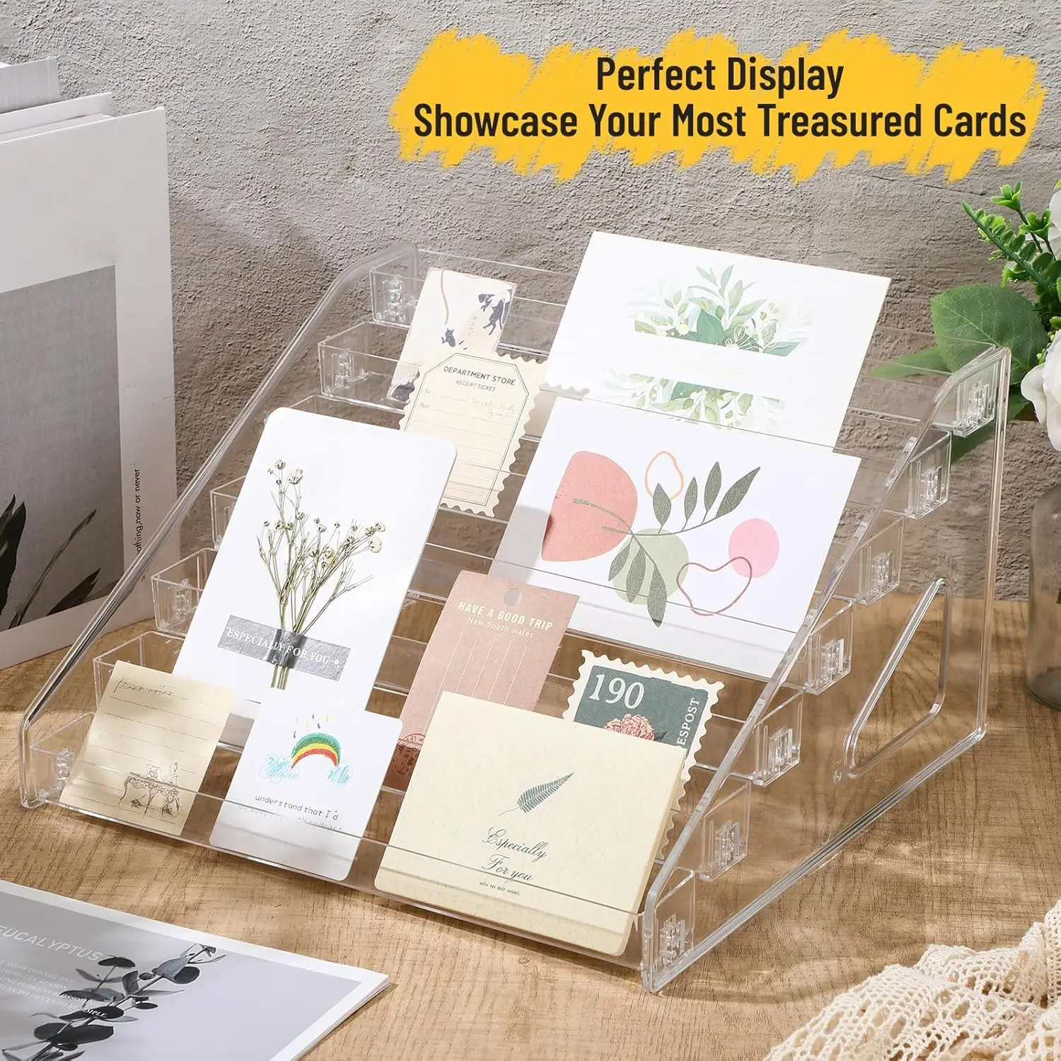 

7-уровневый акриловый органайзер для карт