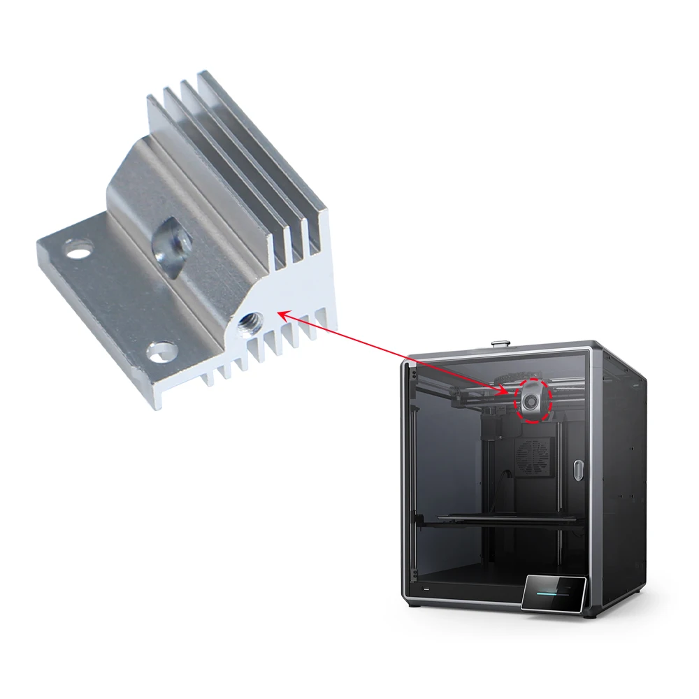 Для Creality K1/K1 MAX/K1C радиатор металлический устойчивый к высоким температурам Hotend