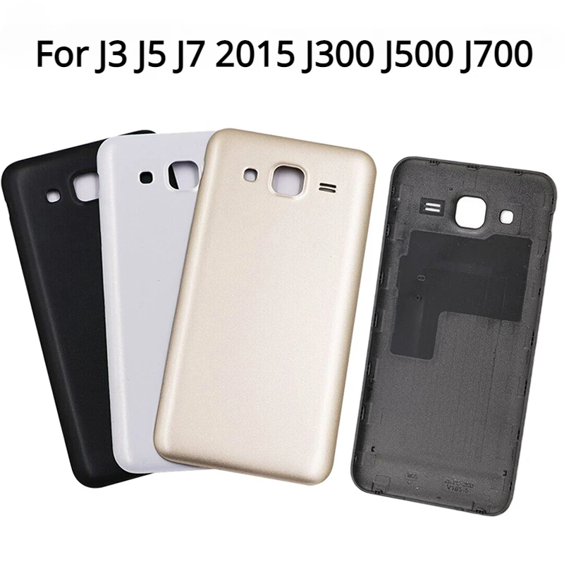 

Back Cover For Samsung Galaxy J3 J5 J7 2015 J300 J500 J700 J500H Battery Cover Rear Door Housing Case Replacement Parts