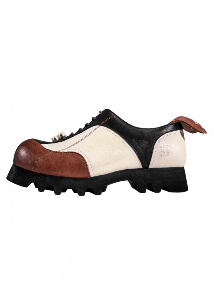 Винтажные дизайнерские ботинки для влюбленных повседневные туфли из