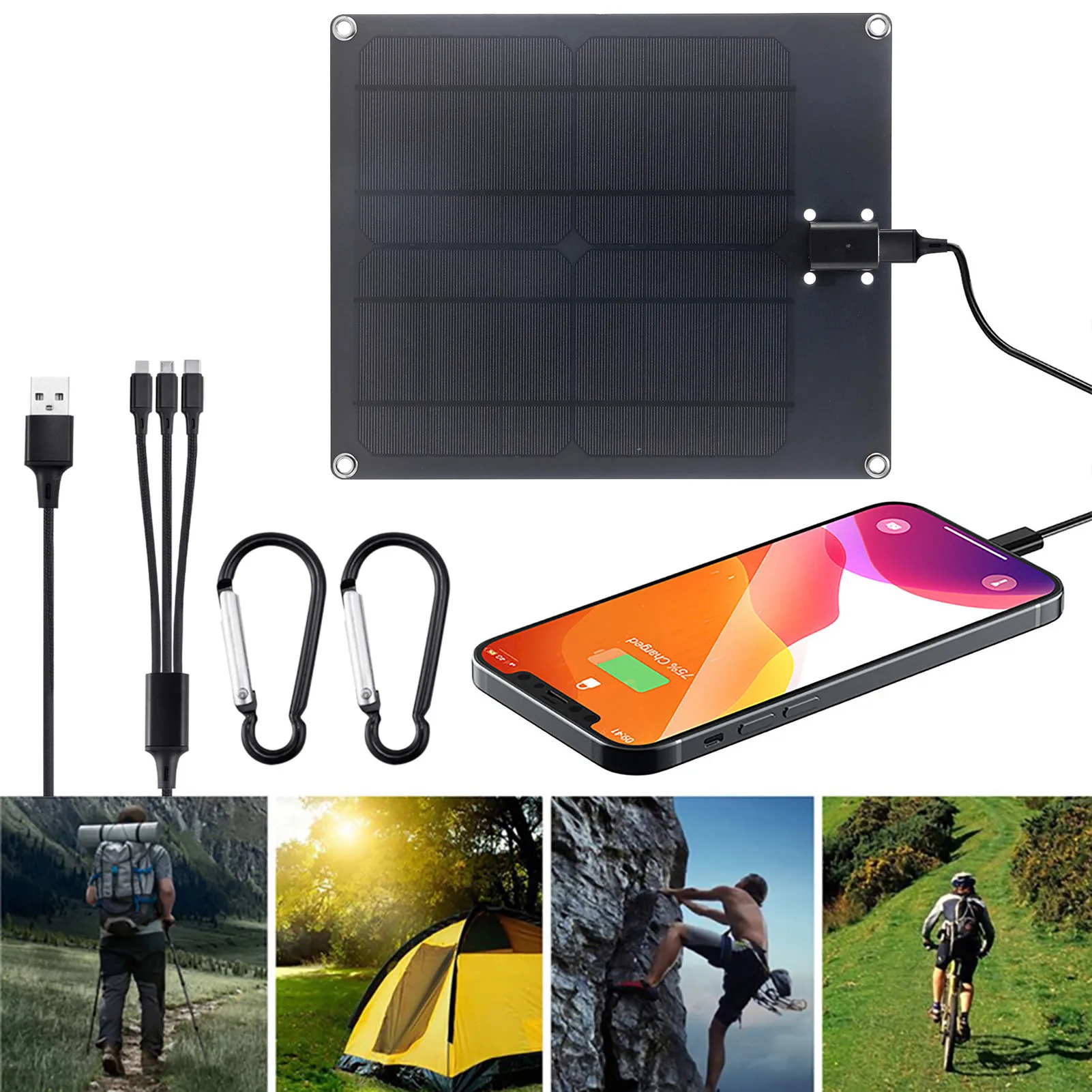 

Зарядное устройство для сотового телефона на солнечной батарее, 15 Вт