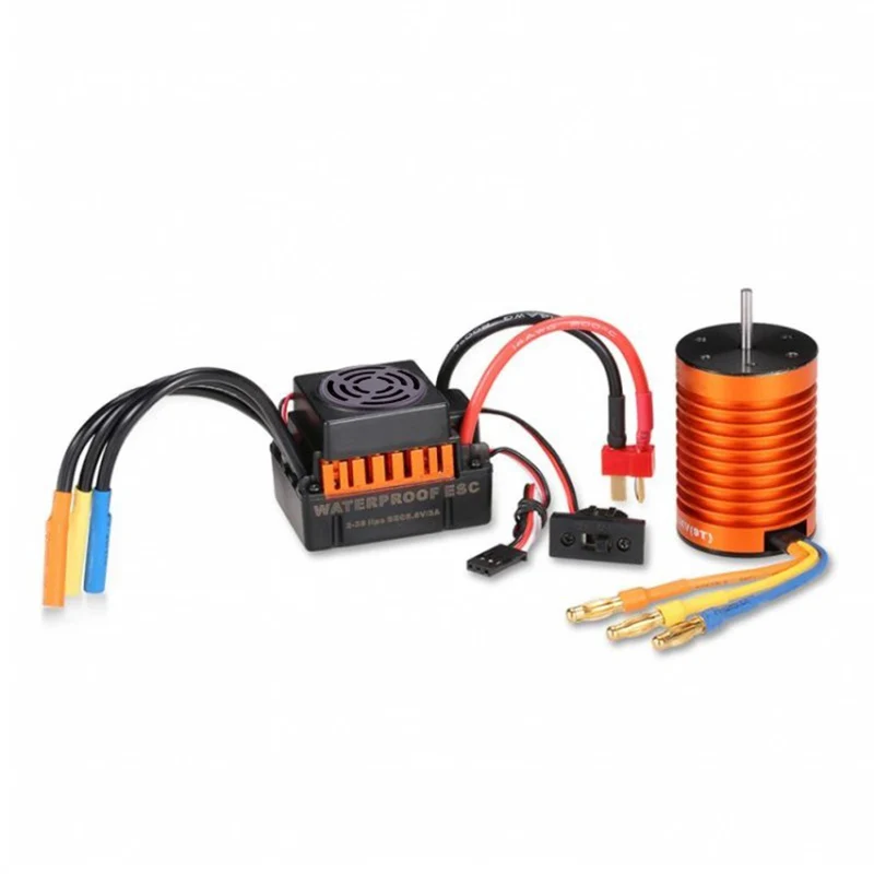 HSP Unlimited Remote Control Car Piece 9T 4370KV Brushless Electric Machine 60A Brushless ESC Set HPI Tram Fittings