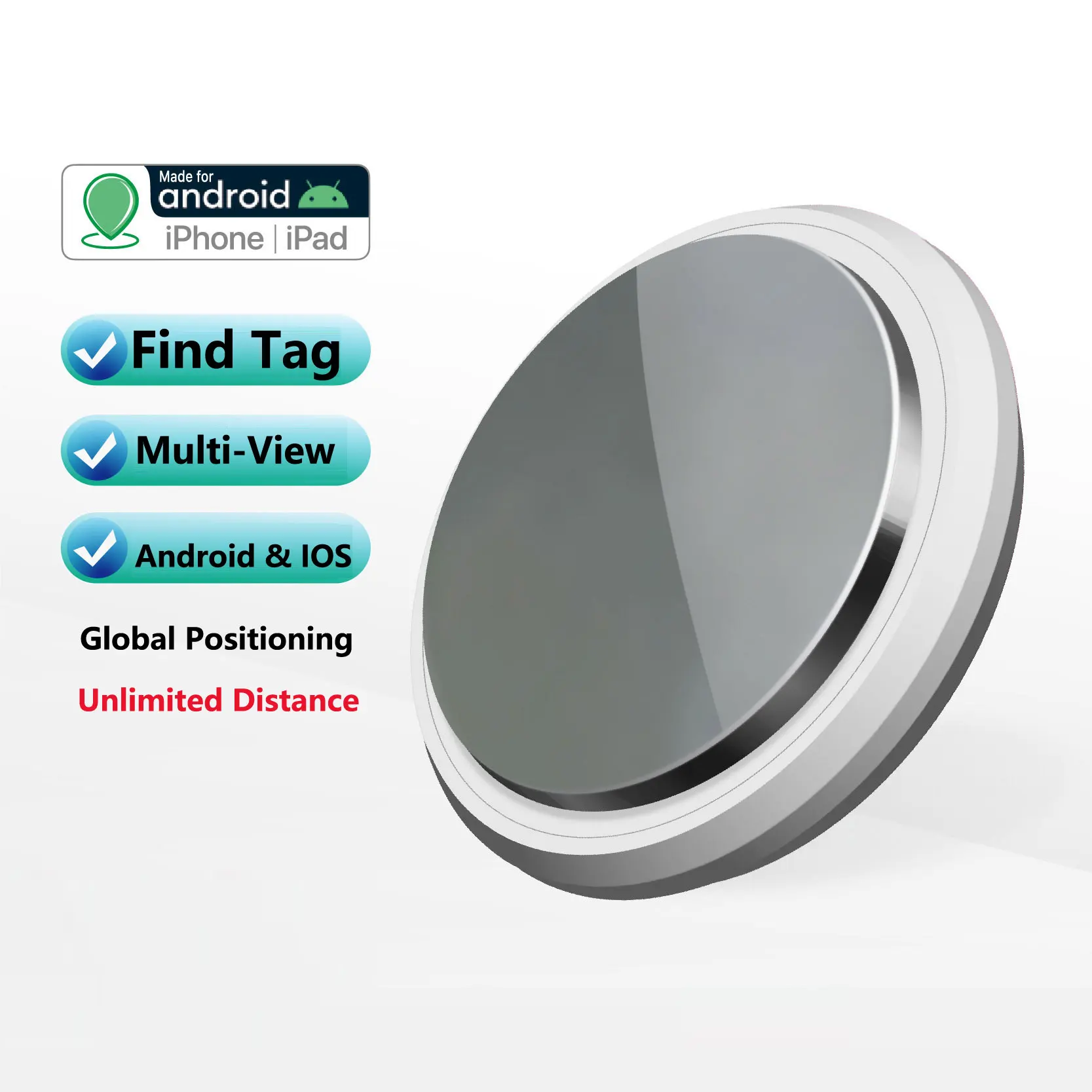 Фото Smart Finder Find Tag Локатор глобального положения для работы на базе Android и IOS Смарт-тег История отслеживания и неограниченное количество расстояний на несколько видов №1