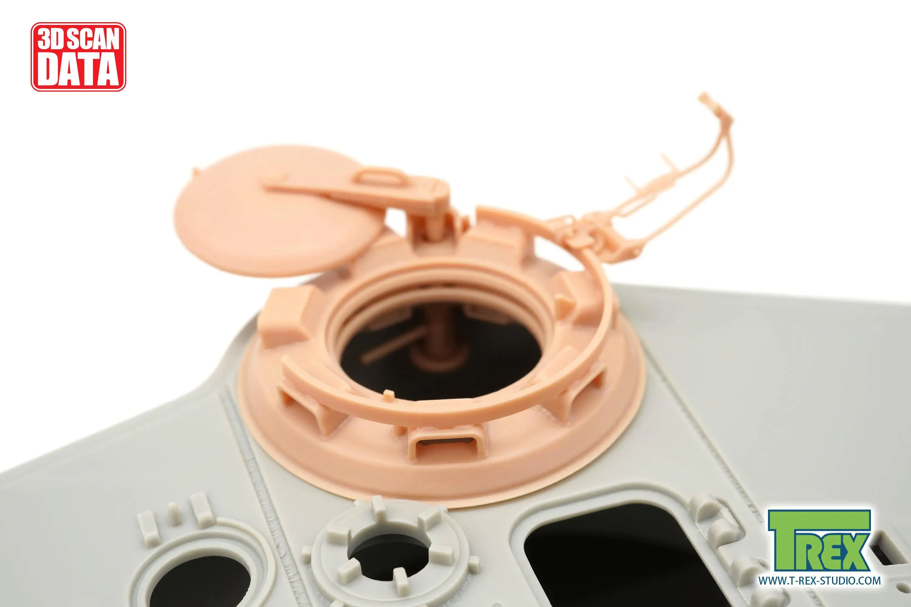 T-REX 35152-1 1/35 3D Печатный король Tiger Cupola Weld прилагаемый тип w/o сливные прорези для Hobby