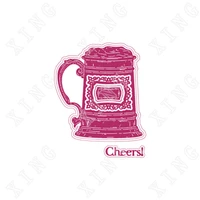 arrival tankard cheers new metal cutting dies diy paper greeting card scrapbooking album diary decoration craft embossing molds