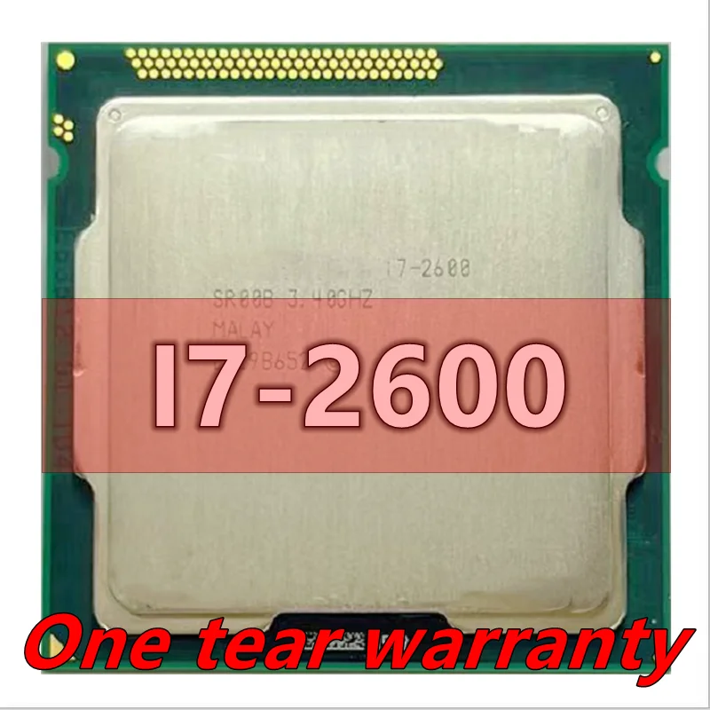 

i7-2600 i7 2600 SR00B 3.4 GHz Quad-Core CPU Processor 8M 95W LGA 1155