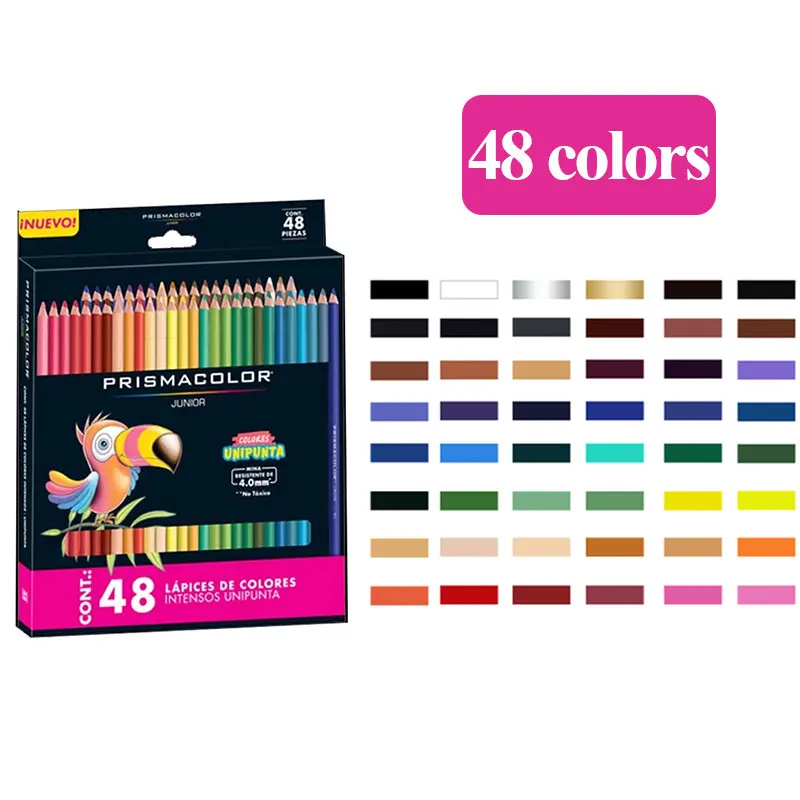 

Prismacolor цветные восковые карандаши 12/24/36/48 цветов