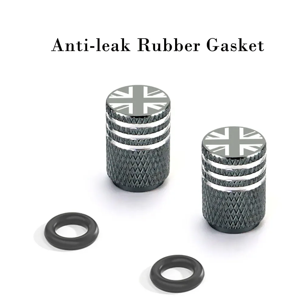 1 шт. колпачки для штока клапана флаг Великобритании алюминиевые автомобильные