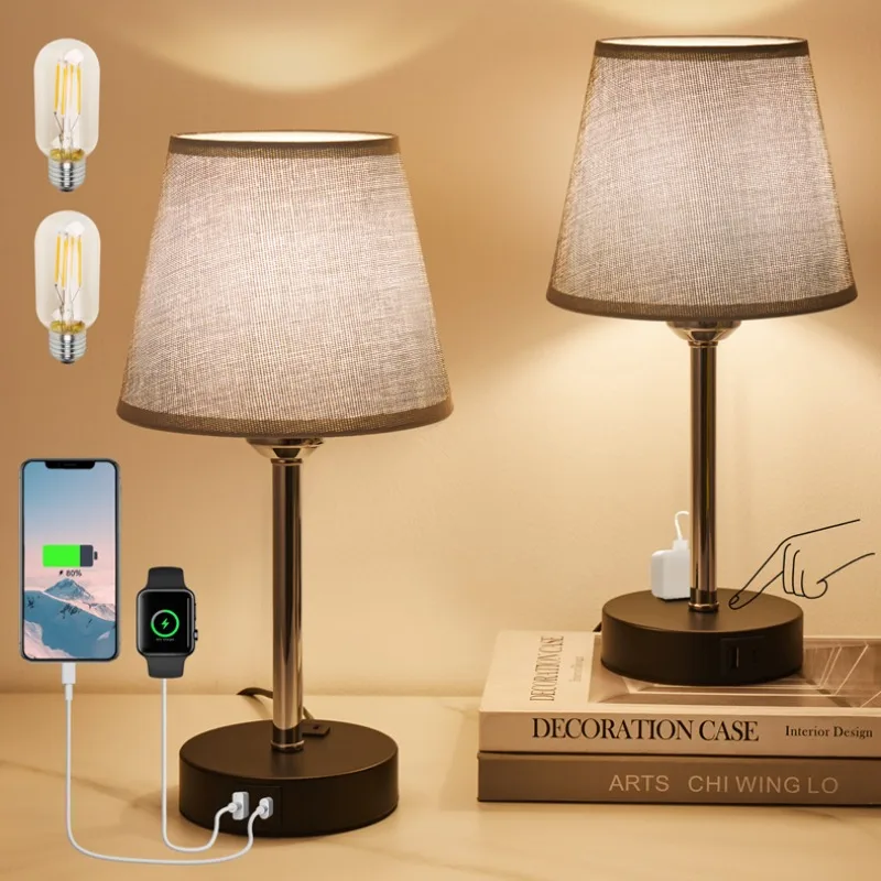 

Настольные лампы YINZAM, серые, 3-сторонние