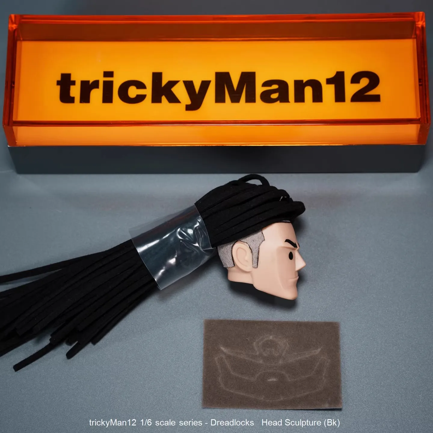 TrickyMan12 16 солдат черные волосы голова резьба модель игрушечные аксессуары подходят 12 дюймов фигурку в наличии (art.: 3920d451cb6ee) - 3920d451cb6ee