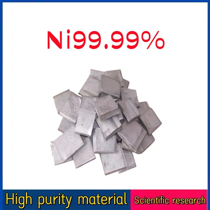 

Никелевая пластина Jinchuan 100 г 500 г 1000 г, электролитический никель, Гальванизированный угол никеля ni99.99%, никелевый блок 30*30 мм 100*100 мм