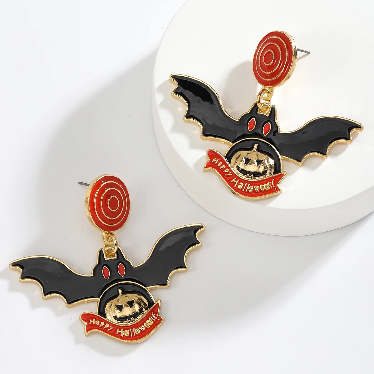 Vedawas Хэллоуин Тематические Висячие Серьги Женские Модные Из Цинкового Сплава В