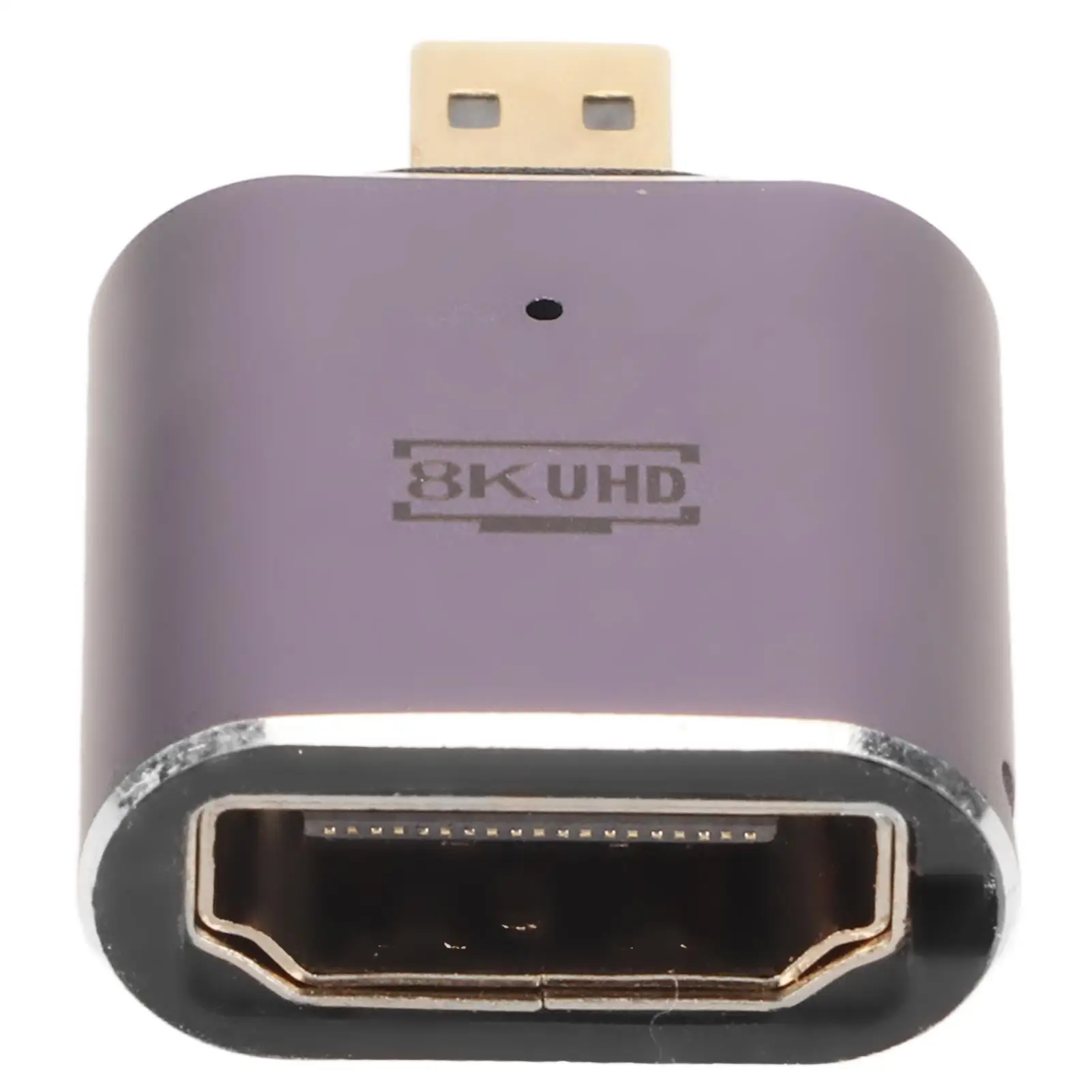 Адаптер Micro HDMI 8K со светодиодным индикатором — преобразователь мама в