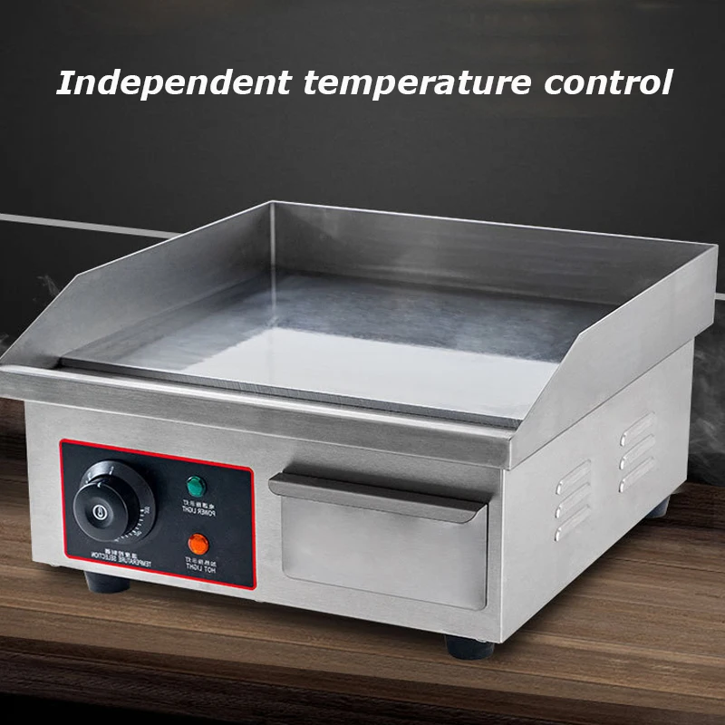 

Electric Iron Plate Stove Commercial Thickened Squid Cake Machine 220V/110V