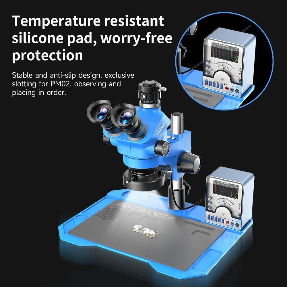 JCID Jingcheng-M3750 тринокулярный микроскоп 7-50 раз непрерывный зум ремонт материнской