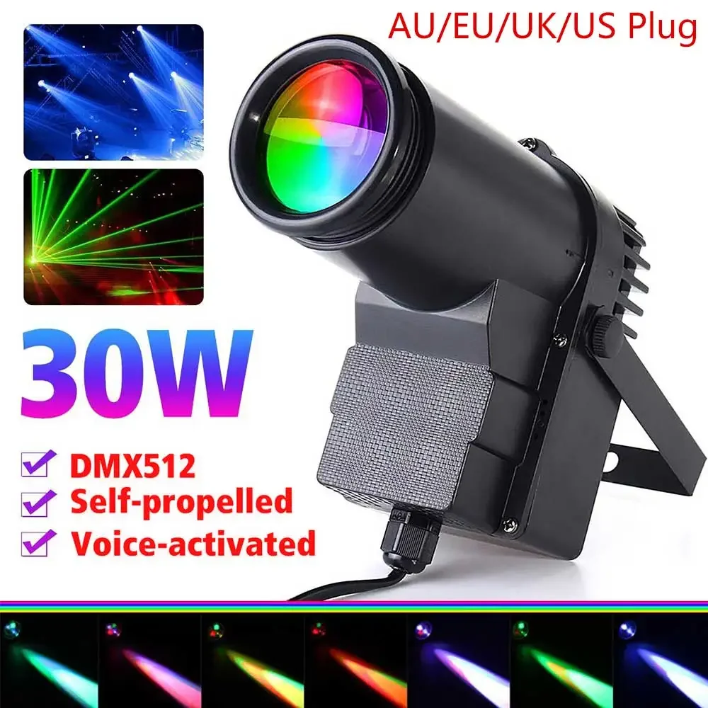 

SolarStorm 30W RGBW LED Прожектор DMX512 для сцены