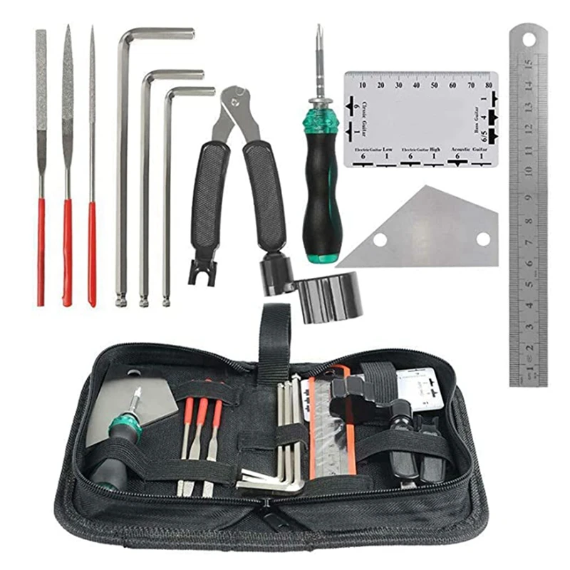 

Guitar Repairing Kit Guitar Care Kit Maintenance Tool Set Cleaning Accessories