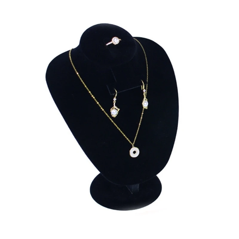 Бархатная подставка для ювелирных изделий серьги кольца витрина бархатная