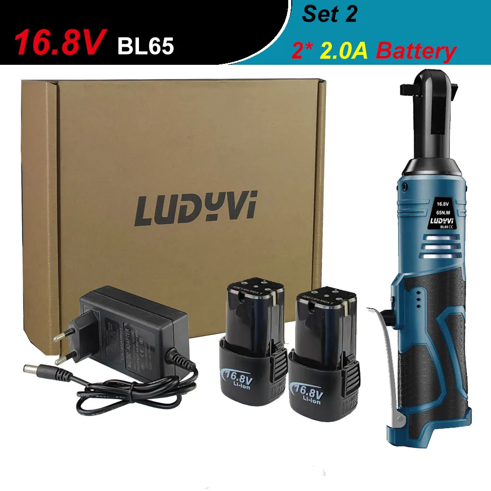 

Аккумуляторный гайковерт LUDYVI BL65 16,8В 3/8