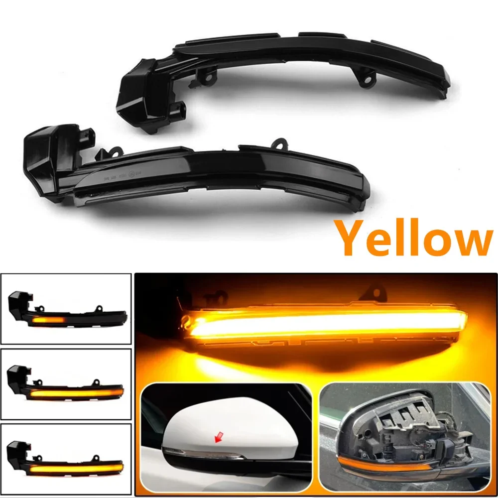 Динамический указатель поворота боковое зеркало последовательный светодиод для